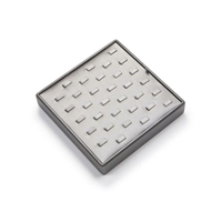 3702/SV SILVER GRAY- 33 CLIP RING TRAY