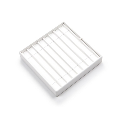 3706/WH  Stackable Bracelet Leatherette Trays