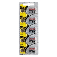 Maxell 395 SR927SW Silver Oxide Watch Battery 1.55V 5 Pack Mercury Free