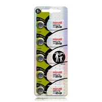 Maxell 399 SR927W silver oxide watch battery 1.55V mercury free 5 pack