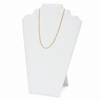60-1L/WH  Necklace Display with Easel