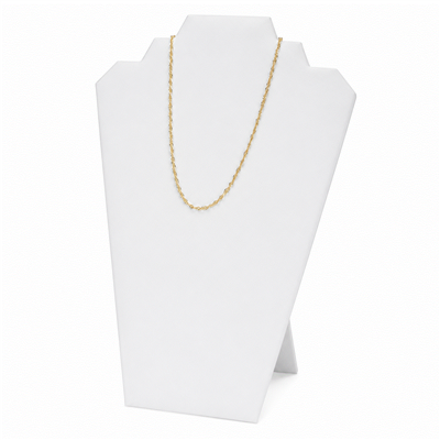 60-1L/WH  Necklace Display with Easel