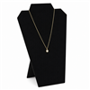 60-2(BK) Black Velvet Jewelry Necklace Display Easel, 12-1/2" Tall