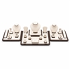 6007CST CB Chocolate Beige 23 Piece Jewelry Display Set