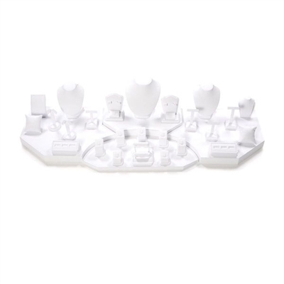 6133-4/ WH WHITE 4' WHITE DISPLAY SET