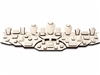 6133-6 CB Chocolate Beige Extra Large Jewelry Display Set