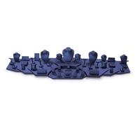 6133-6/NV NAVY BLUE DISPLAY SET
