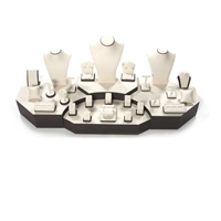 6135-CB CHOCO/BEIGE DISPLAY SET
