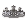 6135-SV SILVER GRAY DISPLAY SET
