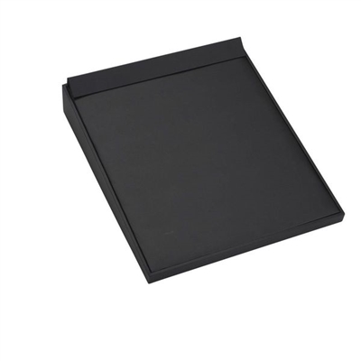 Black Leatherette Chain Display Tray for Necklaces and Chains