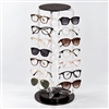 624-001 Rotating Clear Acrylic Eyewear Display Stand Holds 24 Pairs