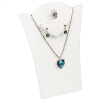 67-A9L(WH) Combination Necklace Display With Easel
