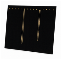 68-H2(BK) Necklace and Chain Display Pad with Easel