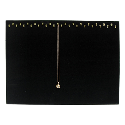 68-H2(BK) Necklace and Chain Display Pad with Easel