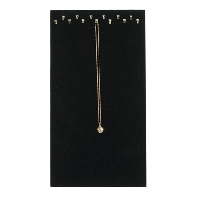 68-HA(BK) Necklace and Chain Display Pad with Easel