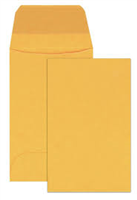 Kraft coin envelopes 3.5 x 6.5 inches 500 pack for jewelry coins and small items