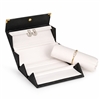 72-Q/BK Black Folding Earring Display Case for 20 Pairs