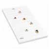 White Foam 72-Ring Display Pad with Vertical Slots for Jewelry Displays