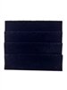 Black Velvet Half-Size Tray Insert Earring Pad Holds 16 Pairs of Earrings
