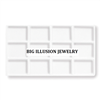 96-12/WH White  Full-Size Tray Liner - 12 Section