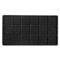 96-18 BK  Flocked Plastic Tray Insert