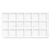 96-18WH  Full-Size Tray Liner - 18 Section