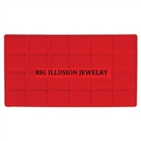 96-24/RED  Full-Size Tray Liner - 24 Section