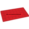 96-32(RED)Full-Size Tray Liner - Fit 32 Pcs  Puff Pad