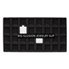 96-32E/BK Black  Full-Size Tray Liner - Fit 32 Pcs (1 1/2" X 1 3/4") Puff Pad