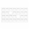 96-32E/WH  Full-Size Tray Liner - Fit 32 Pcs (1 1/2" X 1 3/4") Puff Pad
