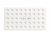 96-50E/WH White  Full-Size Tray Liner - Fit 50 Pcs ( 1" X 1") Puff Pad