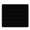 97-05/BK Black Flocked Plastic Tray Insert 5 Section