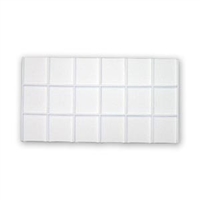 99-18P(WH) Full-Size Tray Liner - 18 Compartments