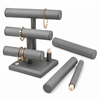 BD-2432R-SG Triple Round Bar Display, 12 3/4"H