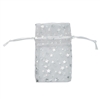 BX-1291/WT Organza Drawstring Pouch
