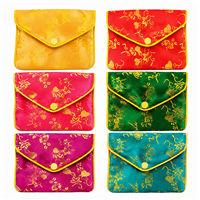 BX1102-T CHINA SILK POUCHES WITH ZIPPER
