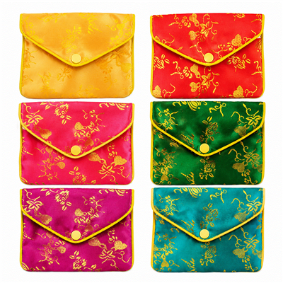 BX1102-T CHINA SILK POUCHES WITH ZIPPER