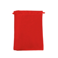 BX1204/RD Drawstring pouch (DELUXE VELVET) - 4" X 5"