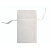BX1294-1/WH White  Organza Drawstring Pouch