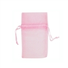 BX1294-2/LP Pink Organza Drawstring Pouch