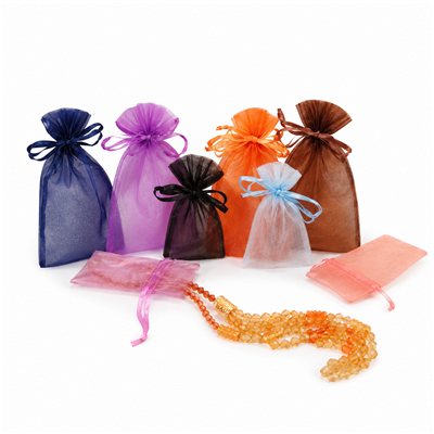 BX1294-2/MX Assorted Organza Drawstring Pouches