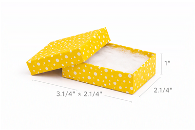 BX2832-PD Polka Dot Cotton-Filled Boxes