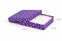 BX2865-PD Polka Dot Cotton-Filled Boxes Assorted Color