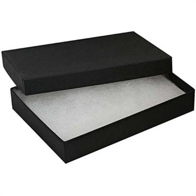 BX2875-MB Matte Black Cotton Filled Box