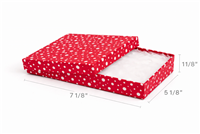 BX2875-PD Polka Dot Cotton-Filled Boxes Assorted Color