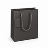BX3976-GR Gray Matte Finish Solid Color Shopping Tote Bag