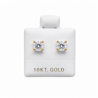 10kt-gold-white-vinyl-earring-puff-pad