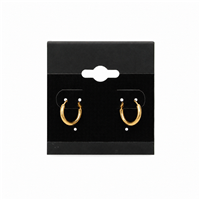 BX573 Plain Black  Earring Display Cards