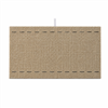 Burlap bracelet and watch insert pad with 12 display sections