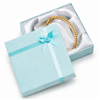 Assorted Pastel Color Cardboard Bangle Gift Box with Satin Interior